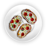 Garlic Bread With Pepperoni & Cheese 